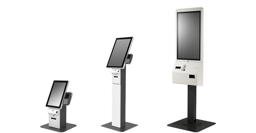 Self-Service-Terminals in unterschiedlichen Größen