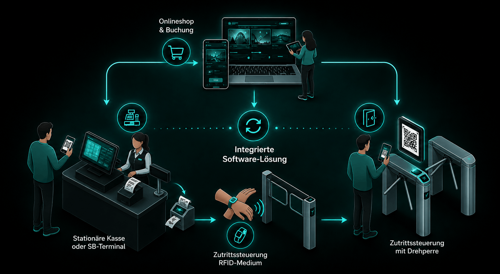 Kassensysteme, Self-Service & Zutrittskontrolle | BINARYTEC